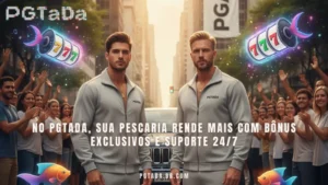No PGTADA, sua pescaria rende mais com bônus exclusivos e suporte 24/7