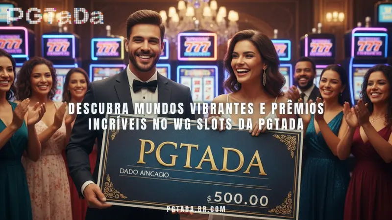 Descubra mundos vibrantes e prêmios incríveis no WG Slots da PGTADA